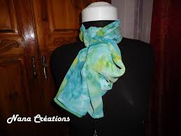 Foulards Peints A La Main Pinceau Et Maryse De Mia Peinture Sur Tissu Foulard Peindre