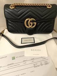 Gucci Gg Marmont Small Black Matelasse Shoulder Handbag With Receipt Shoulder Handbags Chain Shoulder Bag Shoulder Bag