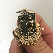 Image Of Grave Pin Enamel Pins Pin And Patches Hard Enamel Pin