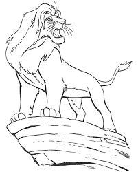 Simba Become King The Lion King Coloring Page Lion Coloring Pages Coloring Pages Lion King