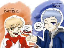 Check spelling or type a new query. Fanart Sans And Papyrus As Human Kids By Chiakikojima On Deviantart