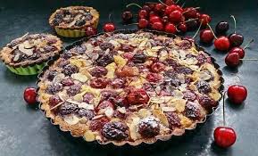 Kirsch Mandel Tarte Rezepte Tarte Rezepte Lebensmittel Essen