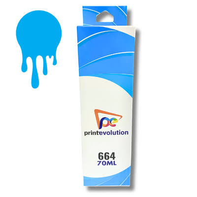Tinta Printevolution 664 Cian 70Ml