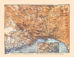 It would take 8 to 10 hours for someone who is in average physical shape to make the 26 mile journey around geneva lake. Old International Maps Lake Geneva Switzerland Baedeker 1921 30 06 X 23