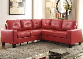 Check spelling or type a new query. Red Faux Leather Sectional Best Buy Furniture And Mattress