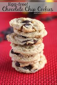 Chocolate Chip Cookies Without Eggs Recipe Egg Free Chocolate Chip Cookies Cookies Without Eggs Chocolate Chip Cookies