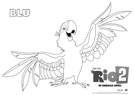 Rio 2 Coloring Pages Coisas Para Desenhar Filme Rio Arte De Livro
