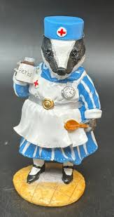 Regency Fine Arts Figurine Tales of Honeysuckle Hill Nurse Badger - Etsy UK