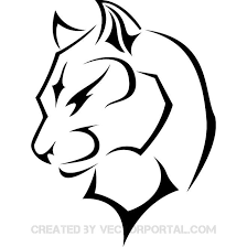 Panthera Vector Image Download At Vectorportal Easy Drawings Easy Animal Drawings Animal Drawings