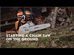 We shop and deliver, you enjoy. Start Stihl Ms 170 Petrol Chainsaw Ground Start Youtube