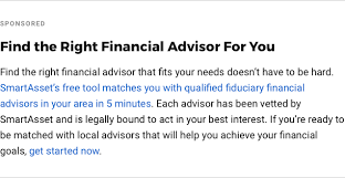 Personal financial advisors assess the financial needs of individuals and help them with decisions on investments (such as stocks and bonds), tax laws, and insurance. What Is A Fiduciary Financial Advisor Financial Advisors Us News