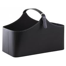 Metal & faux leather magazine holder: Belfry Heating Phoenix Faux Leather Magazine Rack Reviews Wayfair Co Uk