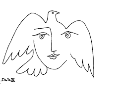 Face Of Peace Pablo Picasso Picasso Drawing Picasso Sketches Picasso Dove