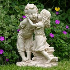 Resin Garden Statues Enhance Your Garden With A Variety Of Garden Statues Sculptures And Furniture Garden Statues Boys Garden Resin Garden Statues
