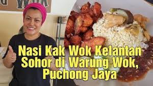 Order from nasi kak wook kubang kerian online or via mobile app we will deliver it to your home or office check menu, ratings and reviews pay online or cash on delivery. Nasi Kak Wok Kelantan Tersohor Di Warung Wok Puchong Jaya Akok Channel Youtube