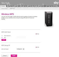 Sky Sr102 Wireless Wps Router Screenshot Portforward Com