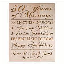 Or, get unique ideas for diy presents. Buy Personalized 30th Anniversary Gifts For Him Her Couple Parents Custom Made 30 Year Anniversary Gifts Ideas Wall Plaque 12 X 15 By Dayspring Milestone Maple Veneer Wood In Cheap Price On Alibaba Com