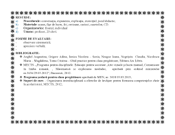 Sectiunea de fata este dedicata temei proiecte didactice. Fise De Lucru Pentru Clasele Primare Si Gradinita Proiect Didactic Dezvoltare Personala Clasa Pregatitoare