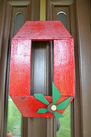 Black Barn Lebanon Ohio Sunflowers Red Repurposed Wood Block O Ohio State Buckeye Ohio State Decor Repurposed Wood Ohio State Crafts