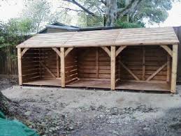Built a firewood/log storage shed simply by using about nine 4x4x8 and nine 6' panels. Wood Stores High Quality Log Stores Delivered Fully Constructed Wood Store Firewood Shed Log Shed