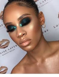 heavy blue eye makeup inspiring las