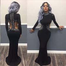 Women Long Sleeve Prom Ball Cocktail Party Dress Formal Evening Gown Mermaid New Evening Party Dress Trendy Party Dresses Dresses