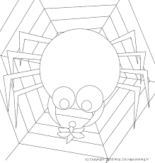 Coloriage Araignee