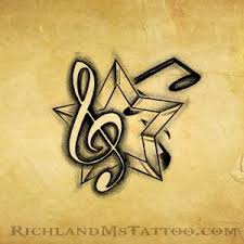 Star Music Note Tattoo Design I Drew A Few Days Ago Star Tattoo Designs Music Notes Tattoo Star Tattoos