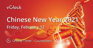 The year 2021 is a common year, with 365 days in total. When Is Chinese New Year 2021 Countdown Timer Online Vclock