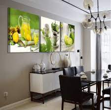 Lemon Lime Tea Party 3 Panel Kitchen Wall Art White Living Room Decor White Living Room Living Room Decor Images