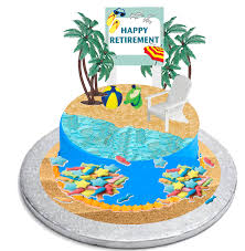 One distinction is our team of executive chefs who employ their talents daily to cater to your every need. Happy Retirement Cake Topper With Adirondack Chair Beach Bucket Palm Trees And Retirement Sign Sea Fish Sprinkles Cakesupplyshop
