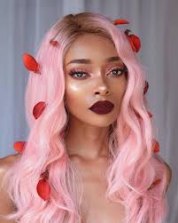 16 6k Likes 201 Comments Nyane Lebajoa Nyane On Instagram Which Colour Do You Prefer Pink Or W Cool Hair Color Hair Color For Dark Skin Cool Hairstyles