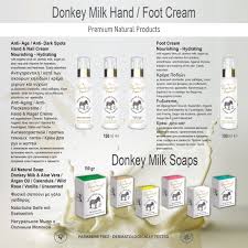 Donkey Milk Hand Foot Cream 100ml Donkey Milk Soaps 150gr Rose Oil Foot Cream Milk Soap