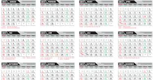 Desain kalender indonesia tahun 2018. Belajar Coreldraw Template Kalender 2017 Lengkap Hijriah Dan Jawa Download Gratis