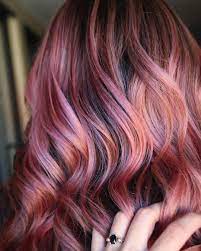 Pin By Renemvg On Rose Gold Rose Blonde Hair Color Unique Rose Gold Highlights