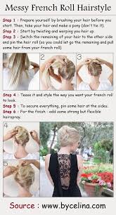 A first time story as want to read Messy French Roll Hairstyle Pintutorials Hair Styles French Roll Hairstyle Roll Hairstyle