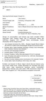 Surat lamaran kerja bnn non pns tiga. Contoh Surat Lamaran Kerja Pns Gawe Cv