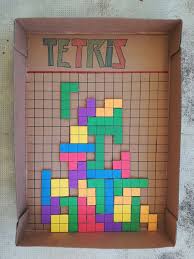 Tetris Geant En Carton Oui Are Makers Jeux De Societe Faits Maison Activite Manuelle Jeux Video Jeux Geants