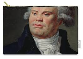 Portrait Of Georges Danton Zip Pouch by French School