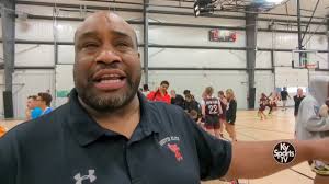 Griffin Elite White AAU basketball Coach Idris White at Spring Havoc