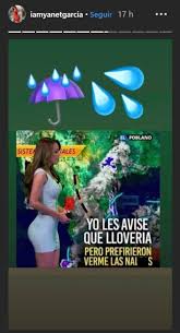 Consulta el #pronóstico de #descargaseléctricas para hoy domingo en algunas regiones de #méxico. Yanet Garcia Comparte Divertido Meme Sobre Ella Misma Show News