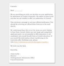 Maybe you would like to learn more about one of these? 29 Best College Rejection Letter Samples Templates Docformats Com