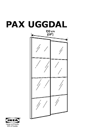 Pax Wardrobe With Sliding Doors Black Brown Uggdal Gray Ikea United States Ikeapedia
