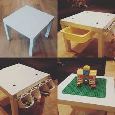 Diy Duplo Table Kids Craft Table Made From Ikea Lack With Removable Magnetic Duplo Base Kinderkamer
