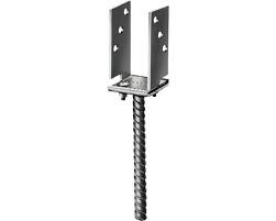 Pfostenträger bodenhülsen jetzt bei hornbach kaufen! U Pfostentrager Verstellbar Z Einbetonieren 71 131 X 110 X 200 Mm Galv Gelb Verzinkt 1 Stuck Bei Hornbach Kaufen