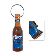 Custom 404 The Beer Gear Store Bud Light Mini Bottles Bottle Opener Keychain