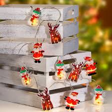 Led Lichterkette Mit Weihnachtlichen Figuren 76512 Lichterkette Led Lichterkette Lichterkette Weihnachten