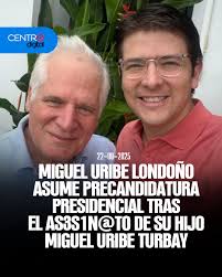 Miguel Uribe Londoño, padre del fallecido político Miguel Uribe Turbay, es  el nuevo precandidato presidencial del Centro Democrático en Colombia, así  informó el partido este viernes. Los detalles ➡️  https://www.instagram.com/p/DNq-PLdUhMC/ 📌 Síguenos