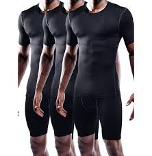 Mens Workout Athletic Compression Shirts Pack Of 3 5003 3