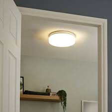 The only visible part of the light fitting is the decorative rim, and. Milano Tama Large Led Bathroom Ceiling Light